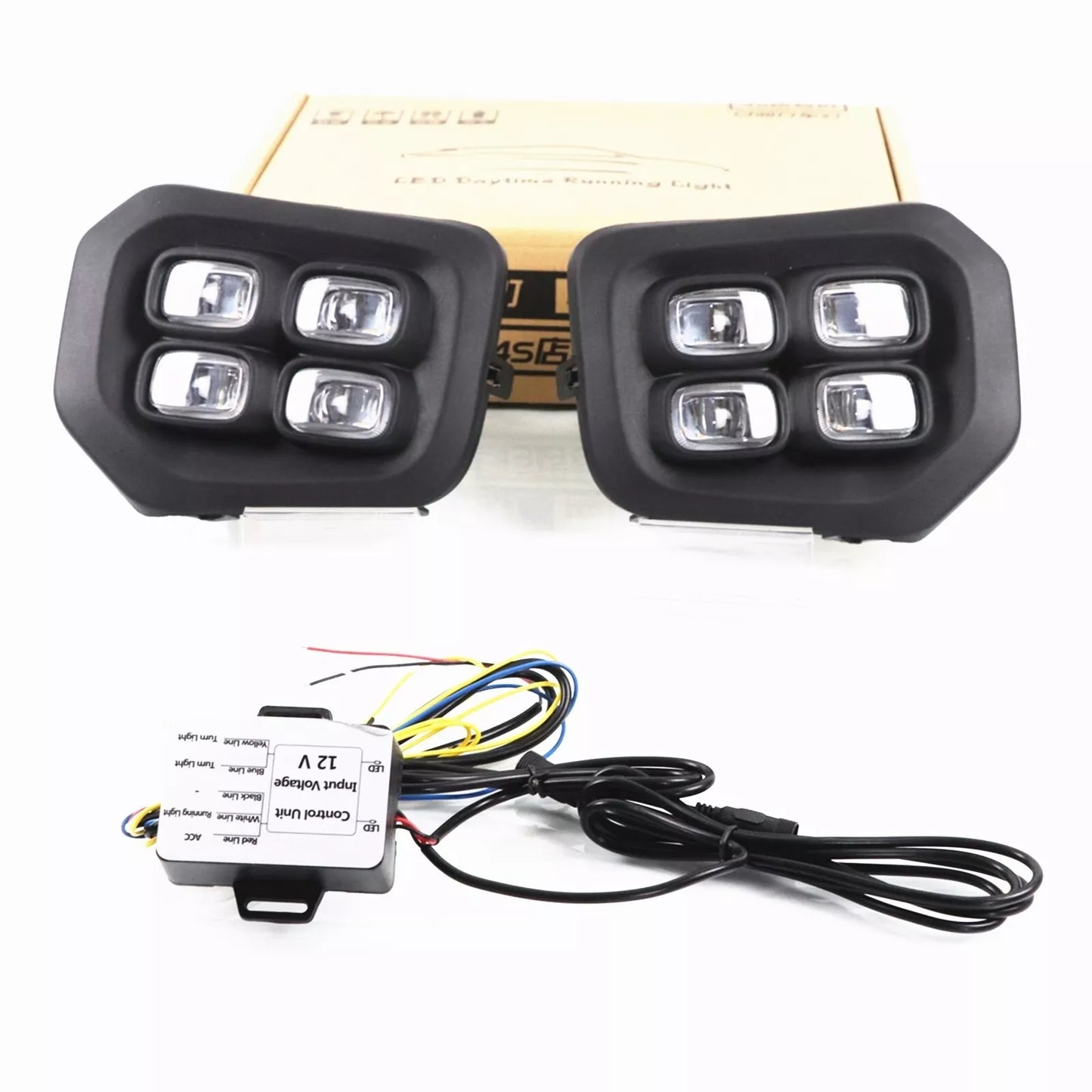 Front Fog Light for Toyota Tacoma 2016-2023 2 x Amber Daytime Running Lamp
