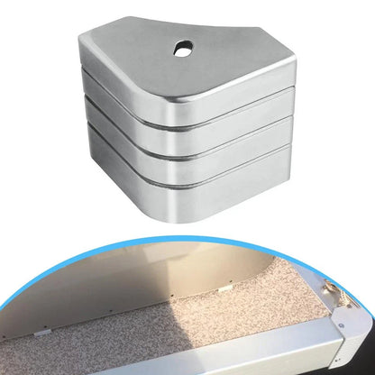 Aluminum Corner Guards for Pontoon Boats 90° Rounded Corners