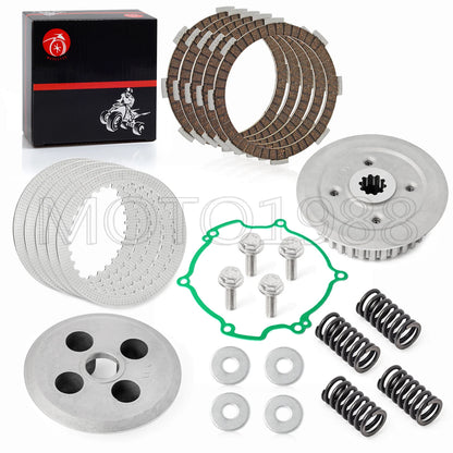 Clutch Kit Inner Hub Plate Springs Gasket for Kawasaki KX80/85/100 (1980–2007)