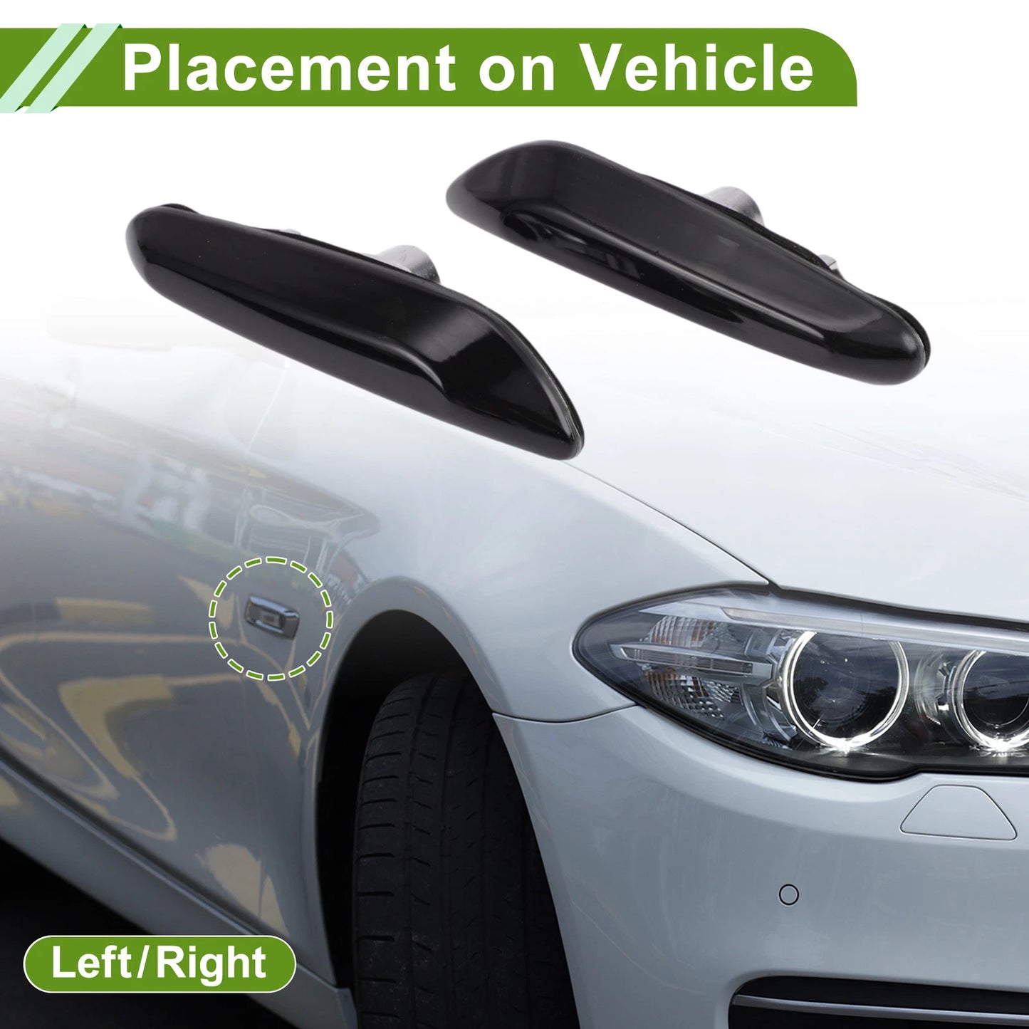 Side Marker Light Covers for BMW 3 Series (2002-2005)