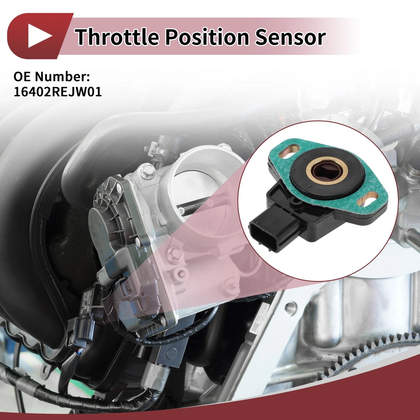 Throttle Position Sensor for Acura RSX (2002-2006) 1 x Pcs
