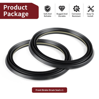 2 x Front Brake Drum Seals for Honda Rincon 650 TRX650FA/FGA (2003–2005)