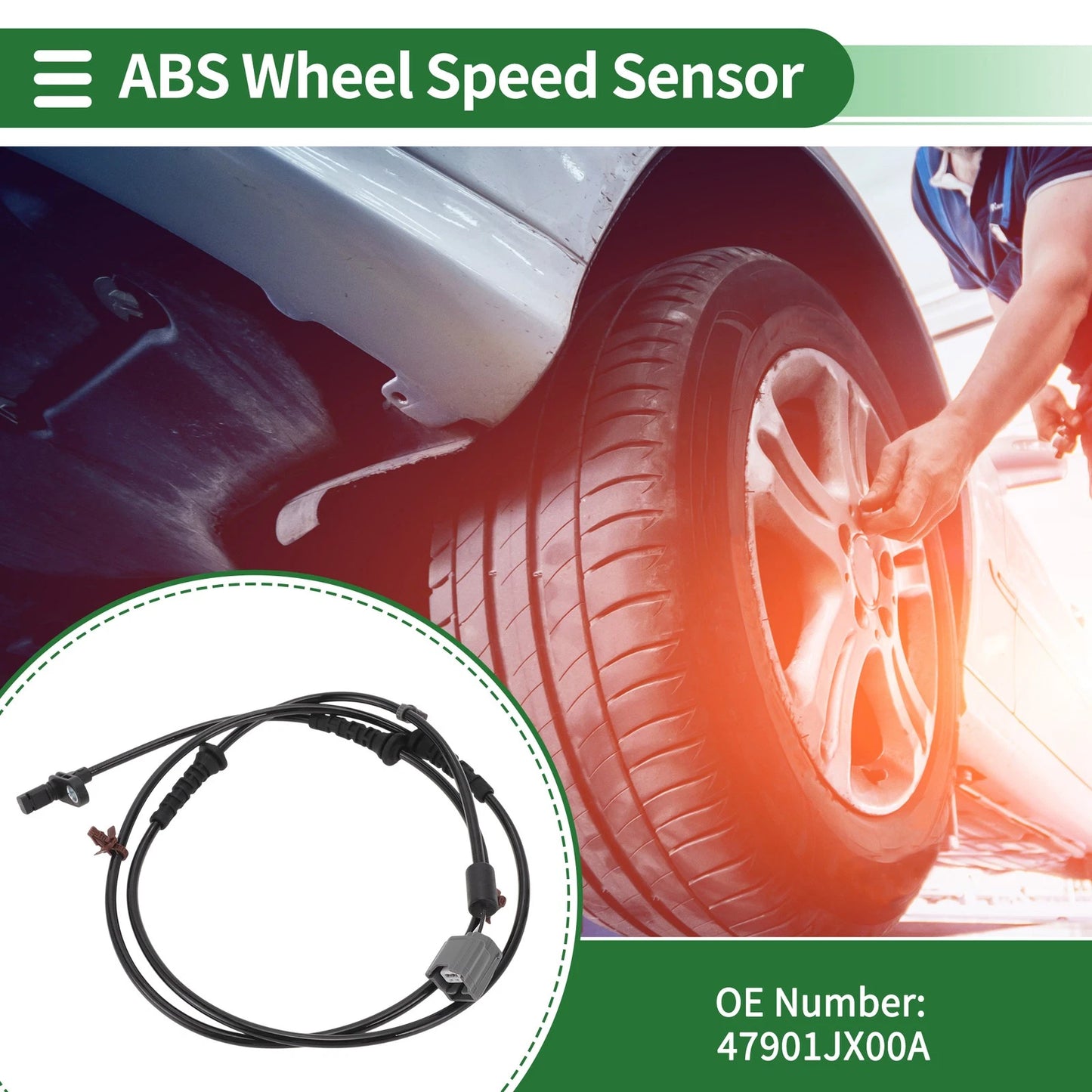 ABS Wheel Speed Sensor for Nissan NV200 (2013-2020) Rear Left