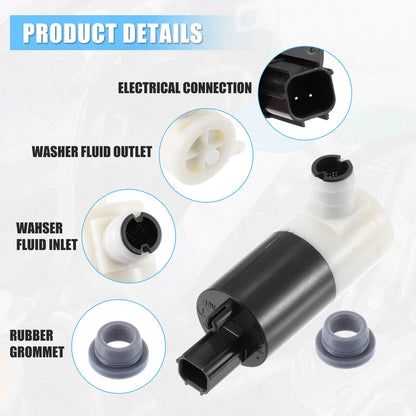 Windshield Washer Pump for Chrysler 300M, Dodge Intrepid (1998-2004)