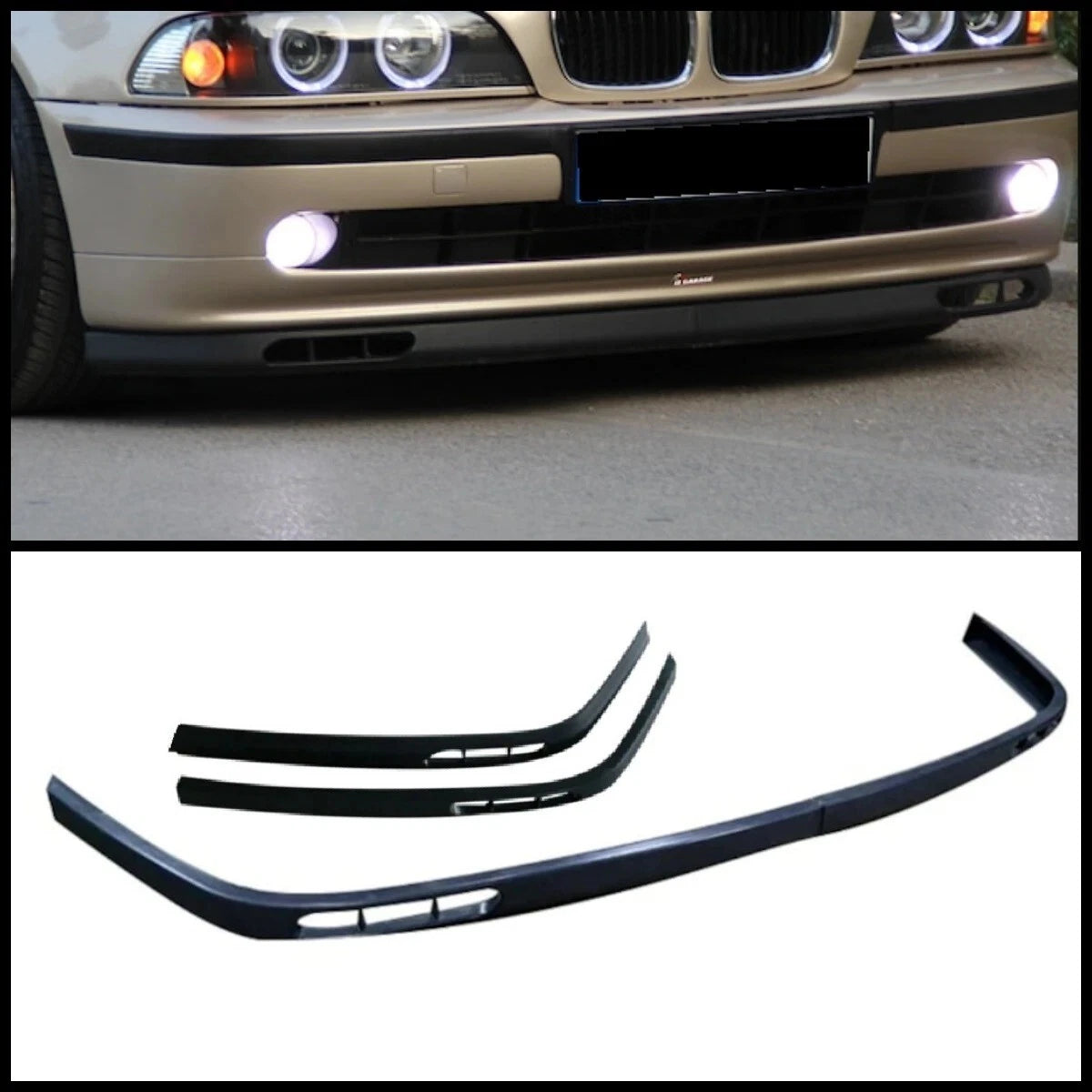 Laguna Front Bumper Splitter for BMW 5 Series E39 (1996-2003) 2 Piece Pcs