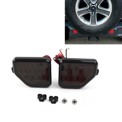 2 x Rear Bumper Reflector Lights for Jeep Wrangler JL Sahara Rubicon (2018+)
