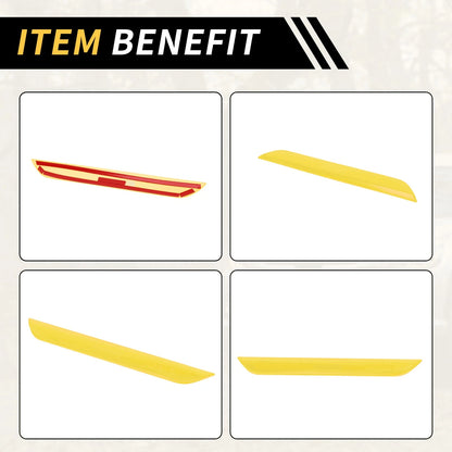 Passenger Side Seat Handle Trim for Jeep Wrangler JL JLU (2018-2024) Yellow