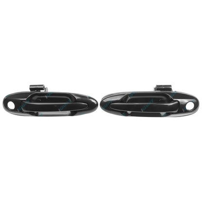 Black Front Outer Door Handles for Landcruiser FZJ105 HDJ100 HZJ105 UZJ100 (1998-2007)