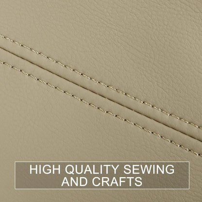 Beige Microfiber Leather Door Panel Armrest Covers for Honda Accord (2008-2012)