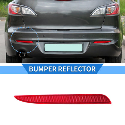 Rear Bumper Reflector for MAZDA 3 BL (2010-2013) Red