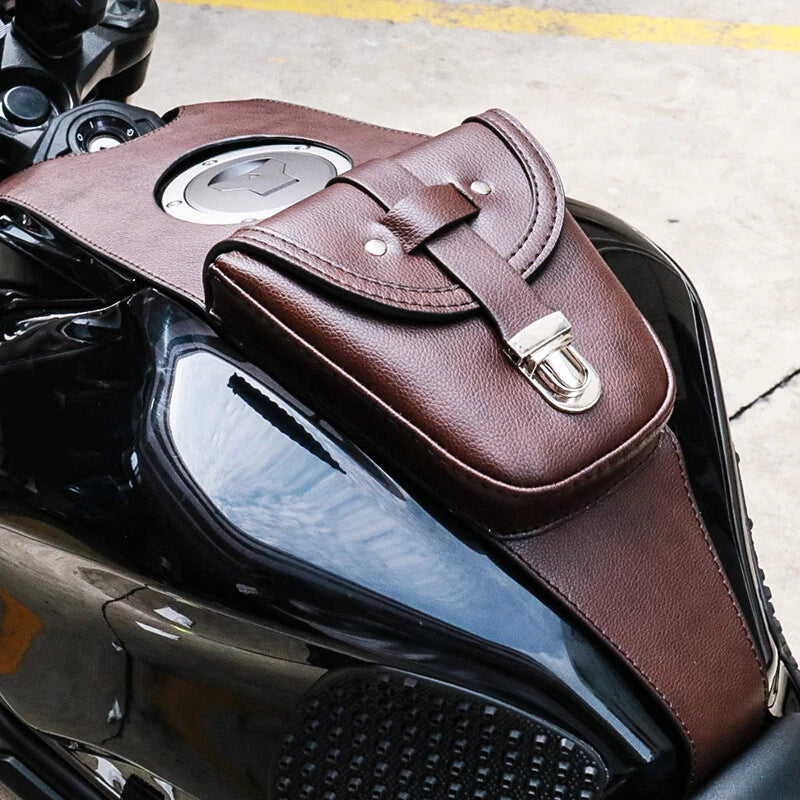 PU Leather Oil Fuel Tank Cover Bag for Honda CB650R (2019-2021)