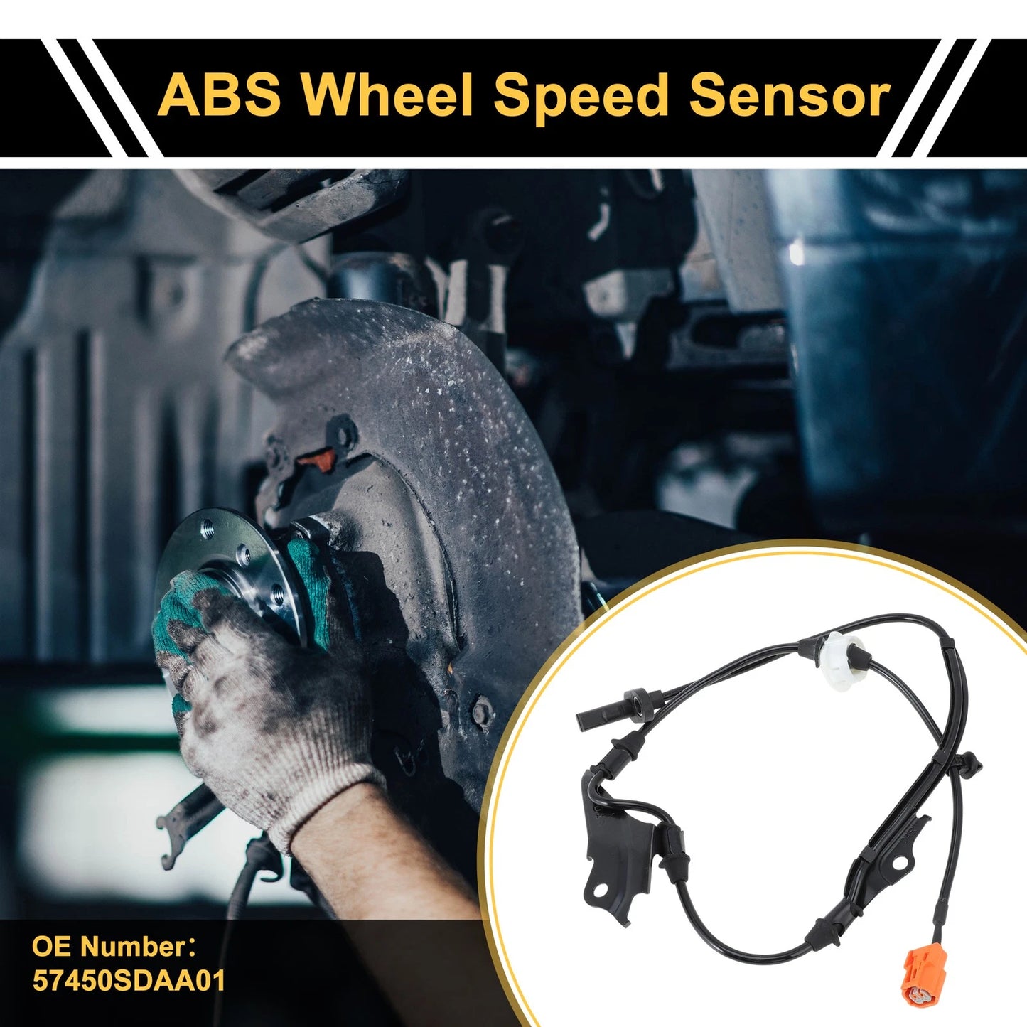 ABS Wheel Speed Sensor for Honda Accord Front Right (2003-2007)