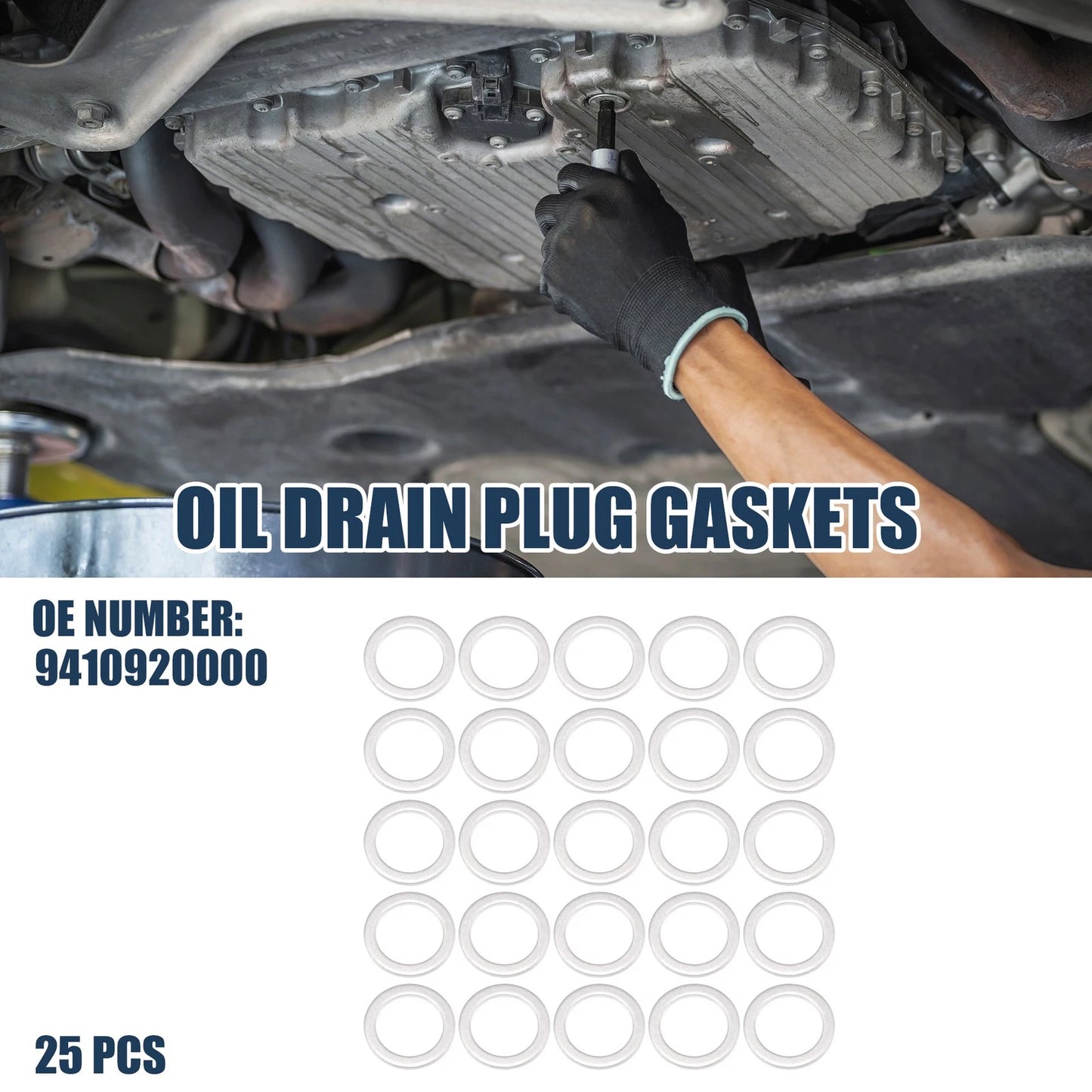 25 x Oil Drain Plug Gaskets 20mm ID for Honda
