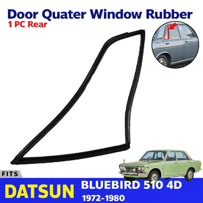 Rear Door Quater Rubber Seal 1 PC Fits Dutsun Bluebird 510 4D Sedan 1967-72 D03