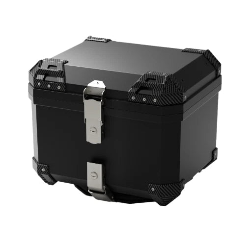 45L Motorcycle Tour Tail Box Trunk Luggage Carrier Case for Black Motorcycles