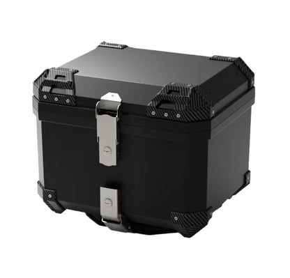 45L Motorcycle Tour Tail Box Trunk Luggage Carrier Case for Black Motorcycles