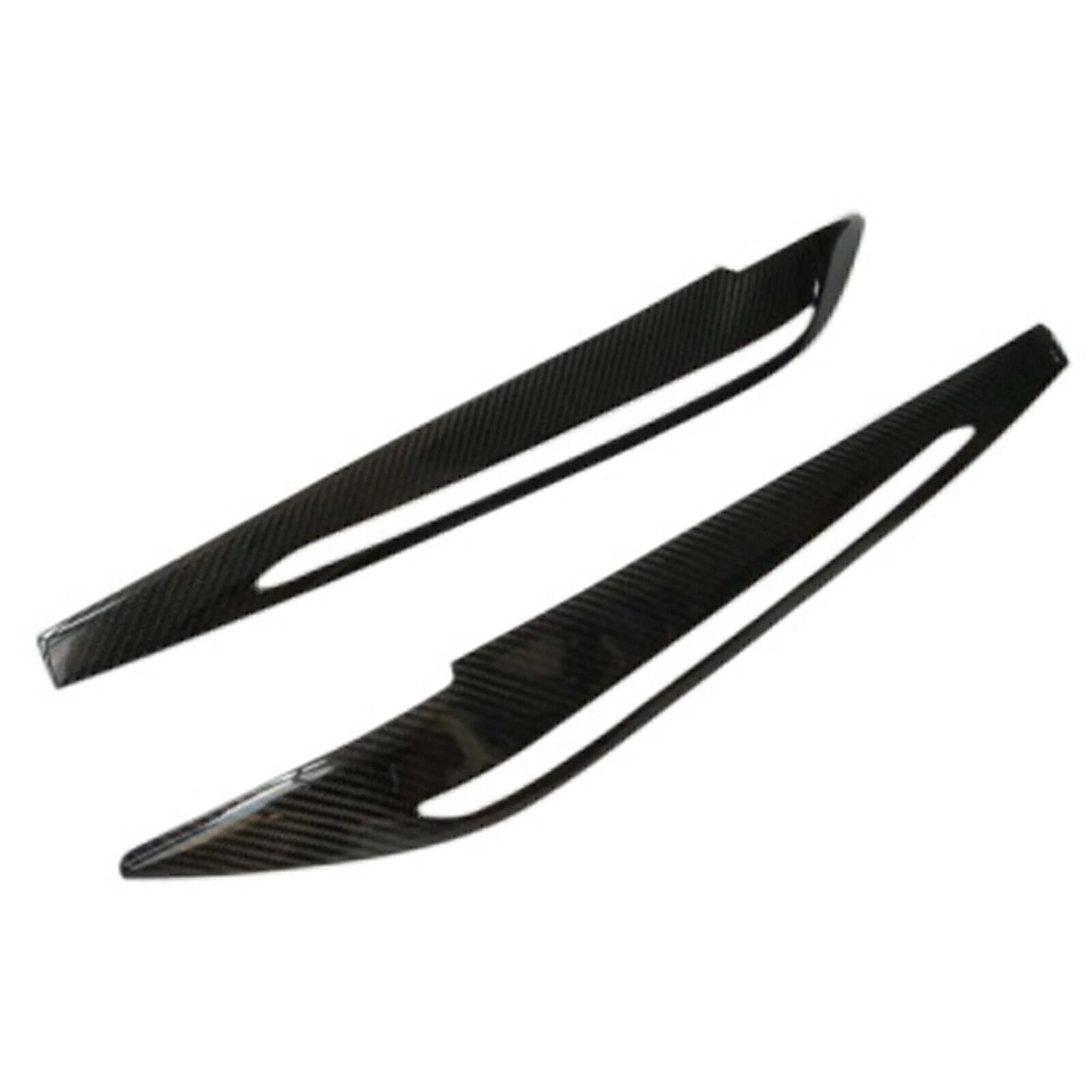 Black Headlight Eyelid Covers for BMW X5M X6M F15 F16 F85 F86 (2014-2018)
