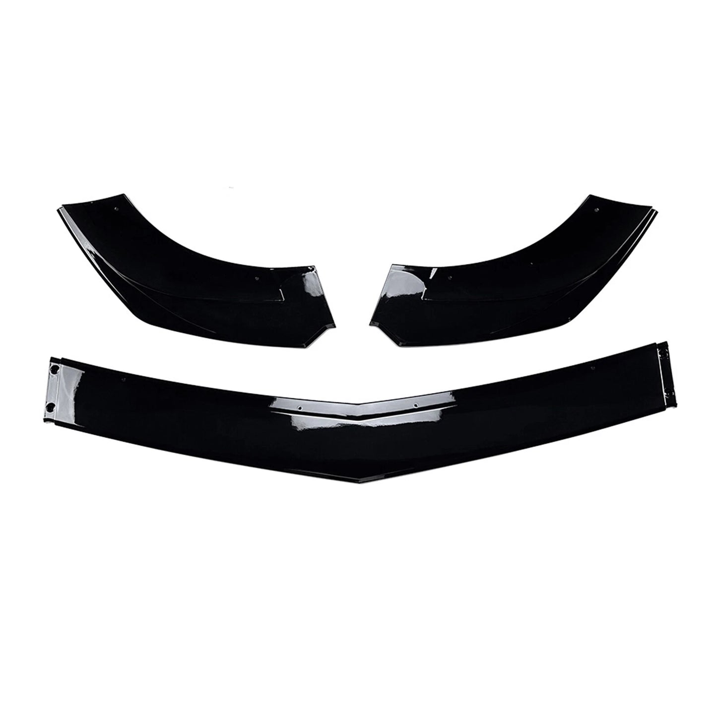 Front Spoiler Lip Splitter for Benz W204 S204 AMG Line (2011-2014) Black