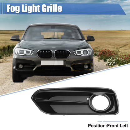 Left Fog Light Mesh Grille for BMW 1 Series F20 F21 Sport (2015-2018)