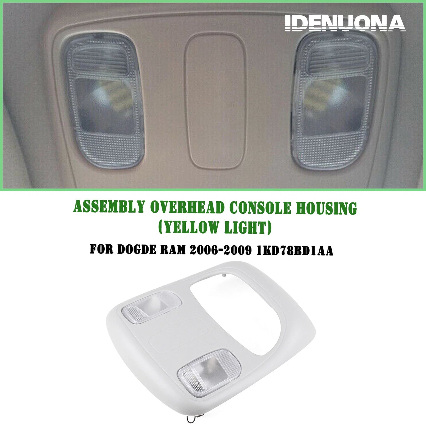 Overhead Console Housing for Dodge Ram 1500/2500/3500 (2006-2009)