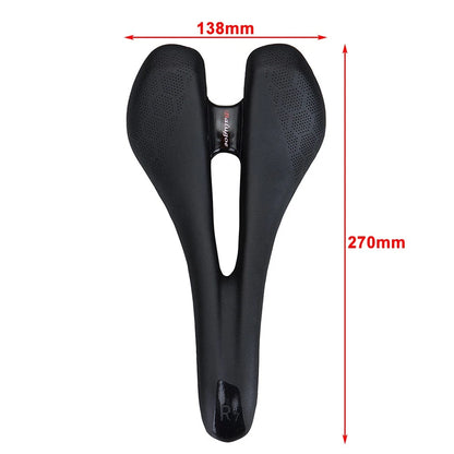 Carbon Fiber Cushion Seat Saddle for MTB Road Bike - Lightweight & Durable