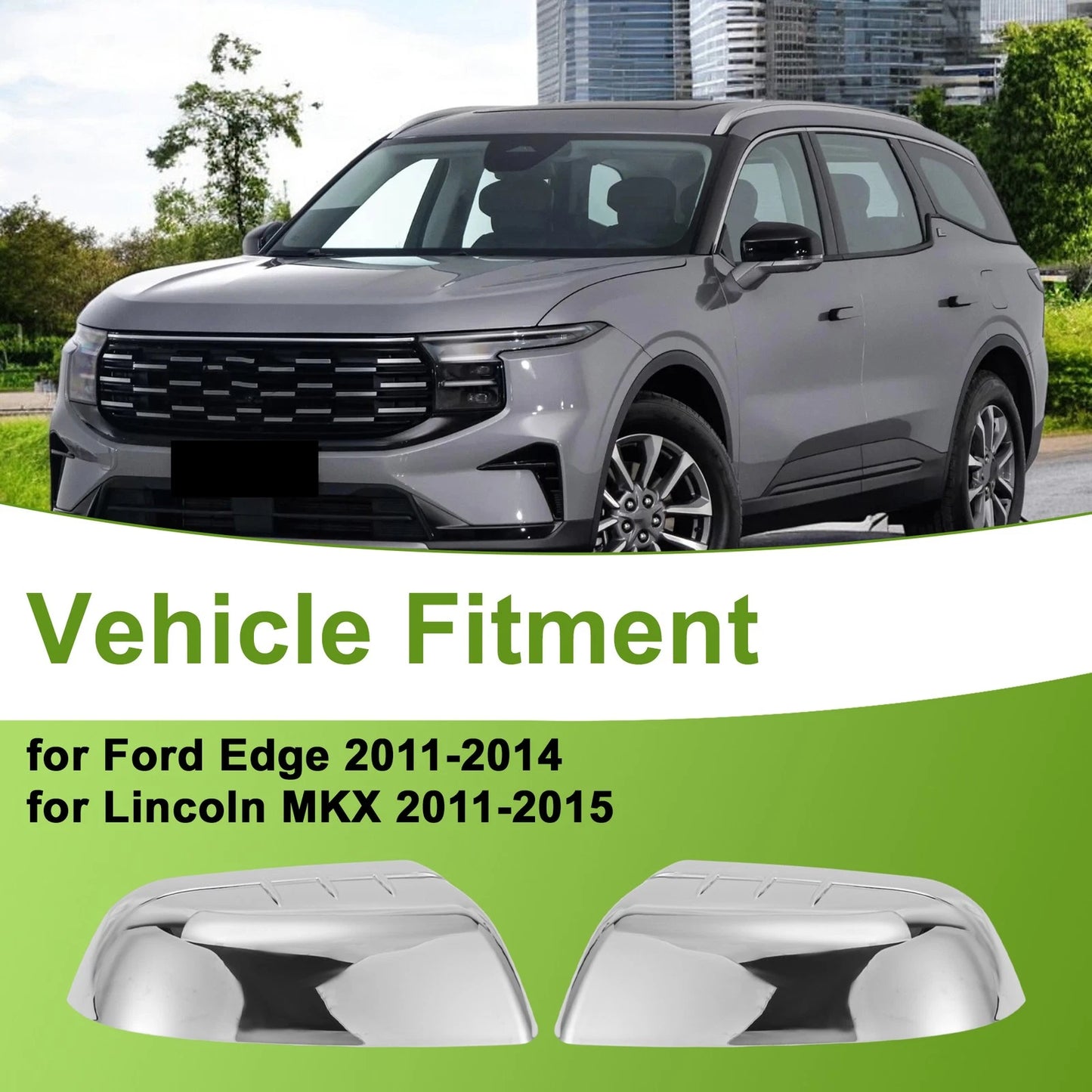 Electroplated Mirror Cover Cap for Ford Edge (2011-2014)