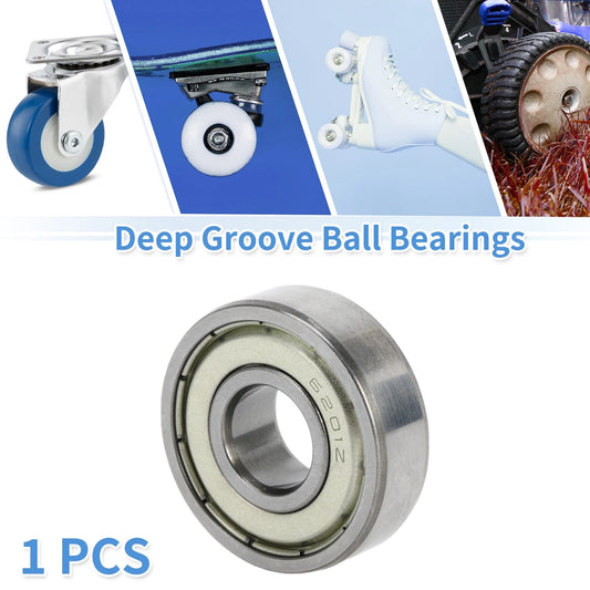 6201ZZ Deep Groove Ball Bearings 12x32x10mm for Scooter Skateboard Wheel