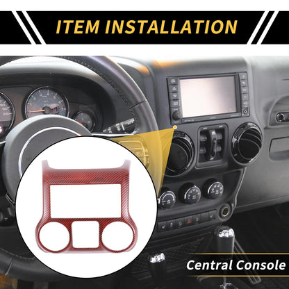 Central Console Dashboard Cover Trim for Jeep Wrangler JK JKU (2011-2017)