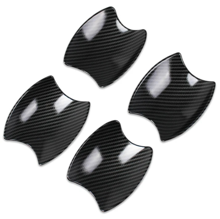 Door Handle Bowl Cover Trim for 2022-2023 Honda Civic Carbon Fiber 2 x
