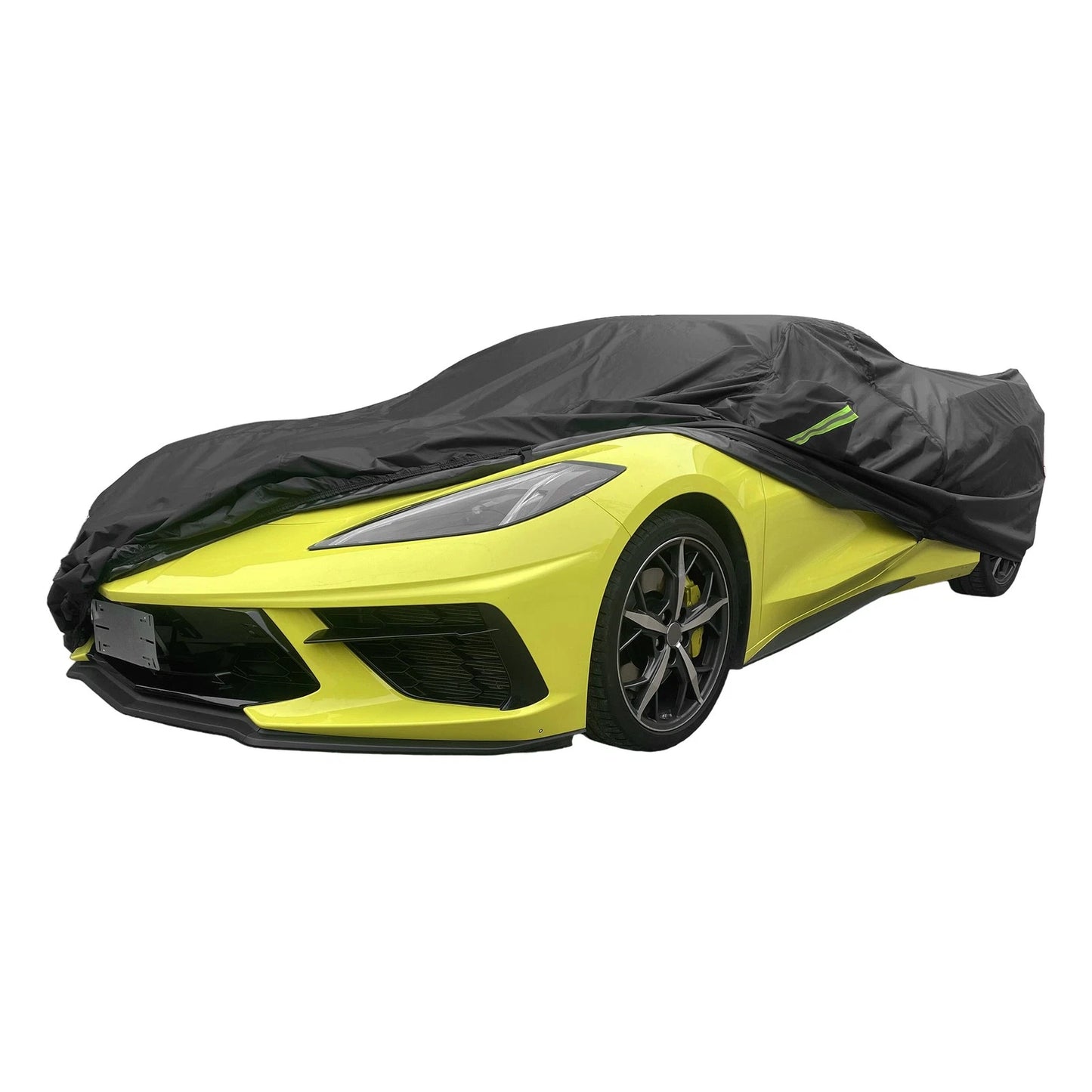 Waterproof Car Cover for Chevrolet Corvette C4 Black with Zipper (1984-1996)