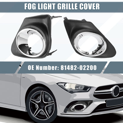 1 x Pair Left Right Fog Light Grille Cover for Toyota