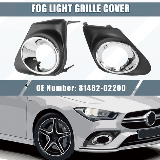 1 x Pair Left Right Fog Light Grille Cover for Toyota