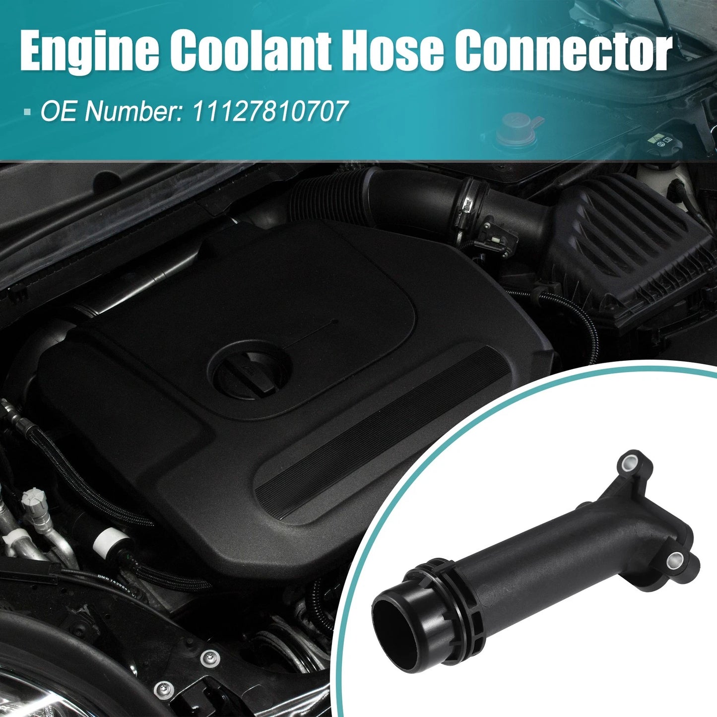 Engine Coolant Hose Connector for BMW E90 E91 E92 E93 X1 X3 X4 (2007-2013)