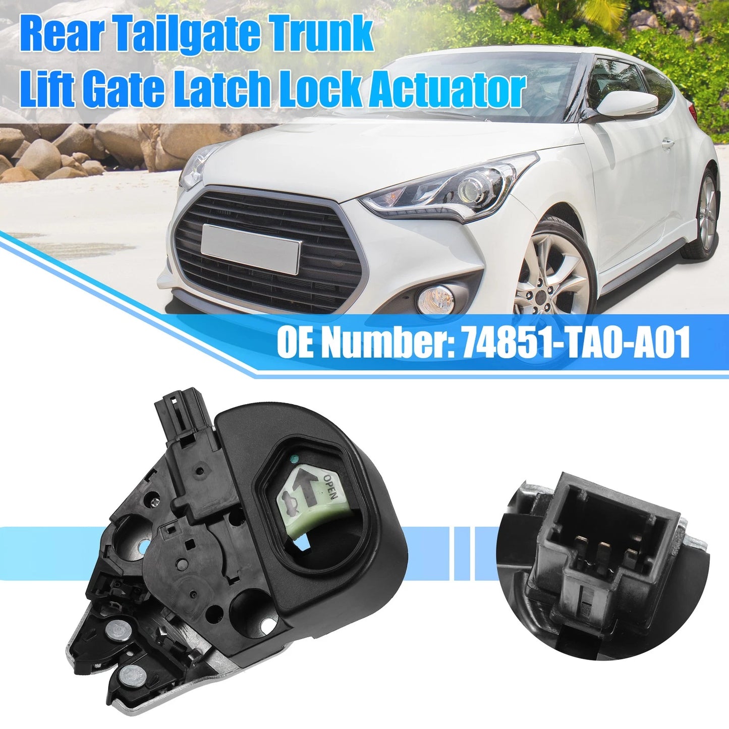 Rear Tailgate Latch Actuator for Honda Accord (2008-2012)