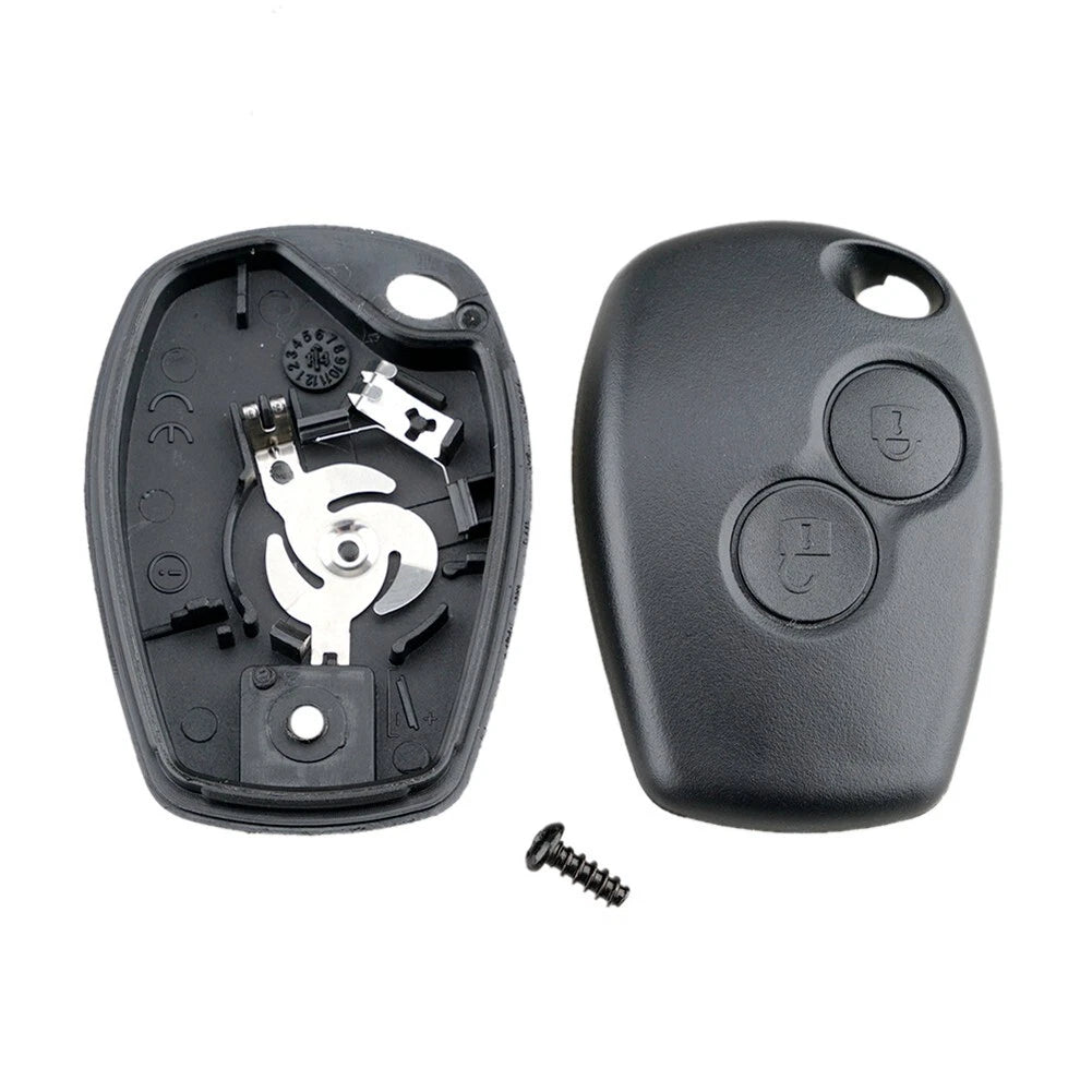Wear-Resistant Black Key Shell Case for Renault Remotes