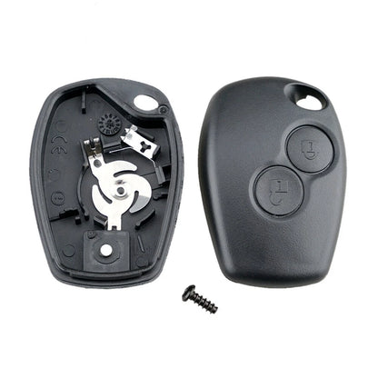 Wear-Resistant Black Key Shell Case for Renault Remotes