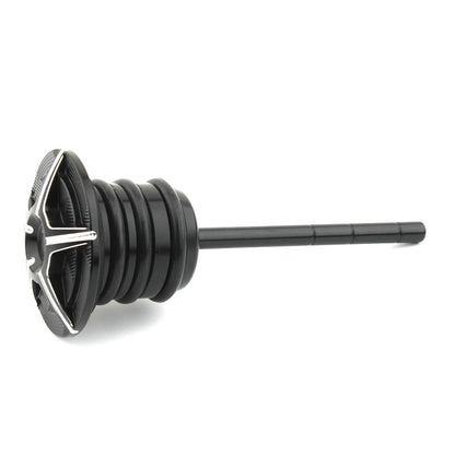 Transmission Oil Dipstick Fill Plug for Harley Softail  1 x Black
