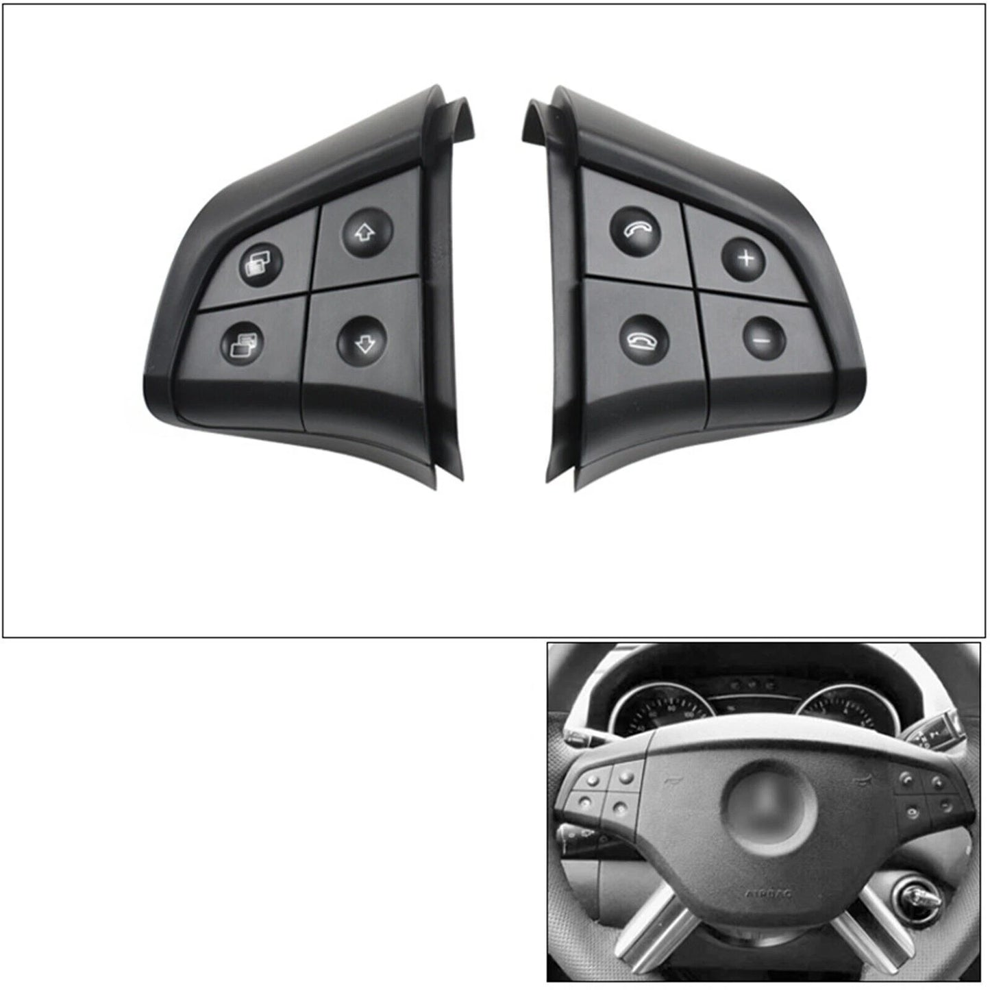 Steering Wheel Control Switch 4 Key for Benz ML-Class (2006-2009)