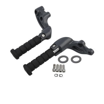 Gray Passenger Footpeg Footrest Mount Bracket for Indian Scout (2015-2023)