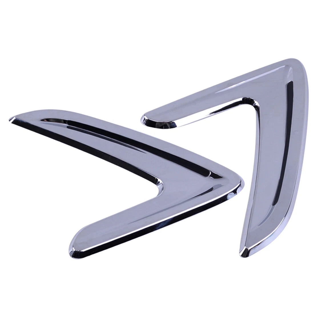 Chrome Side Wing Fender Air Flow Vent Trim Covers for BMW X5 (14-16)