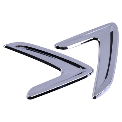 Chrome Side Wing Fender Air Flow Vent Trim Covers for BMW X5 (14-16)