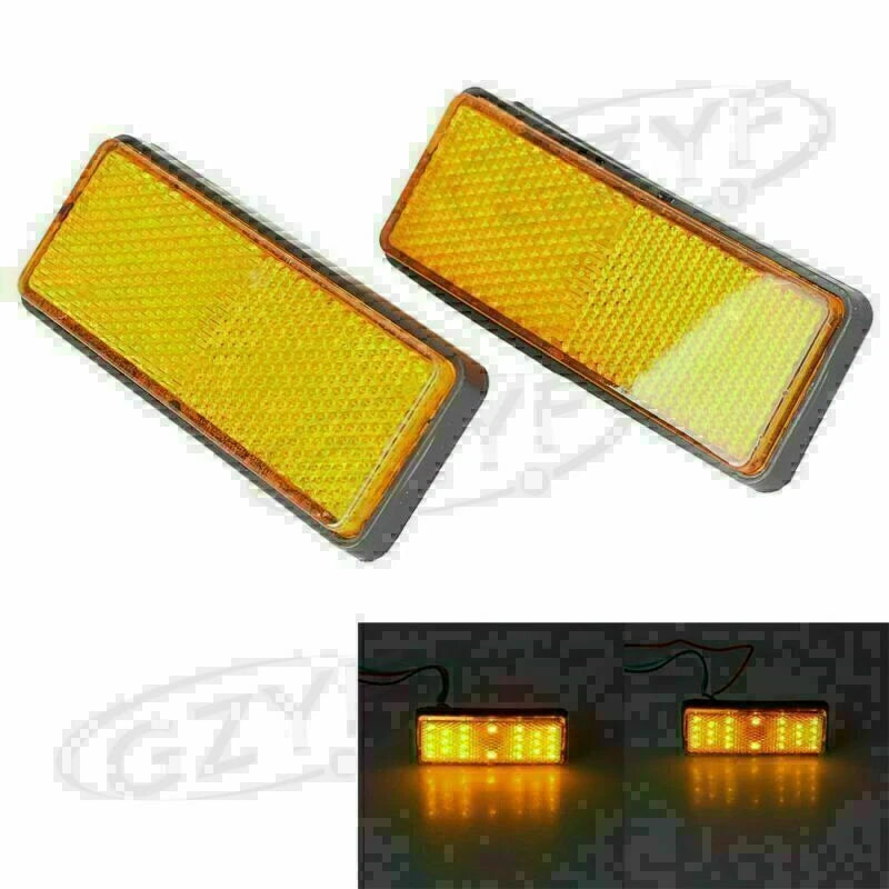 LED Rectangle Tail Light Signal Lamps for Car Truck Universal