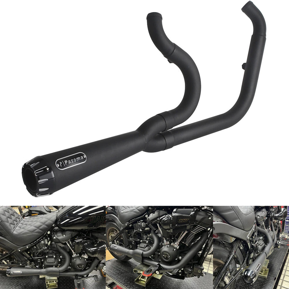 Exhaust Muffler Pipe for Harley Softail Fat Bob Low Rider (2018-2023)
