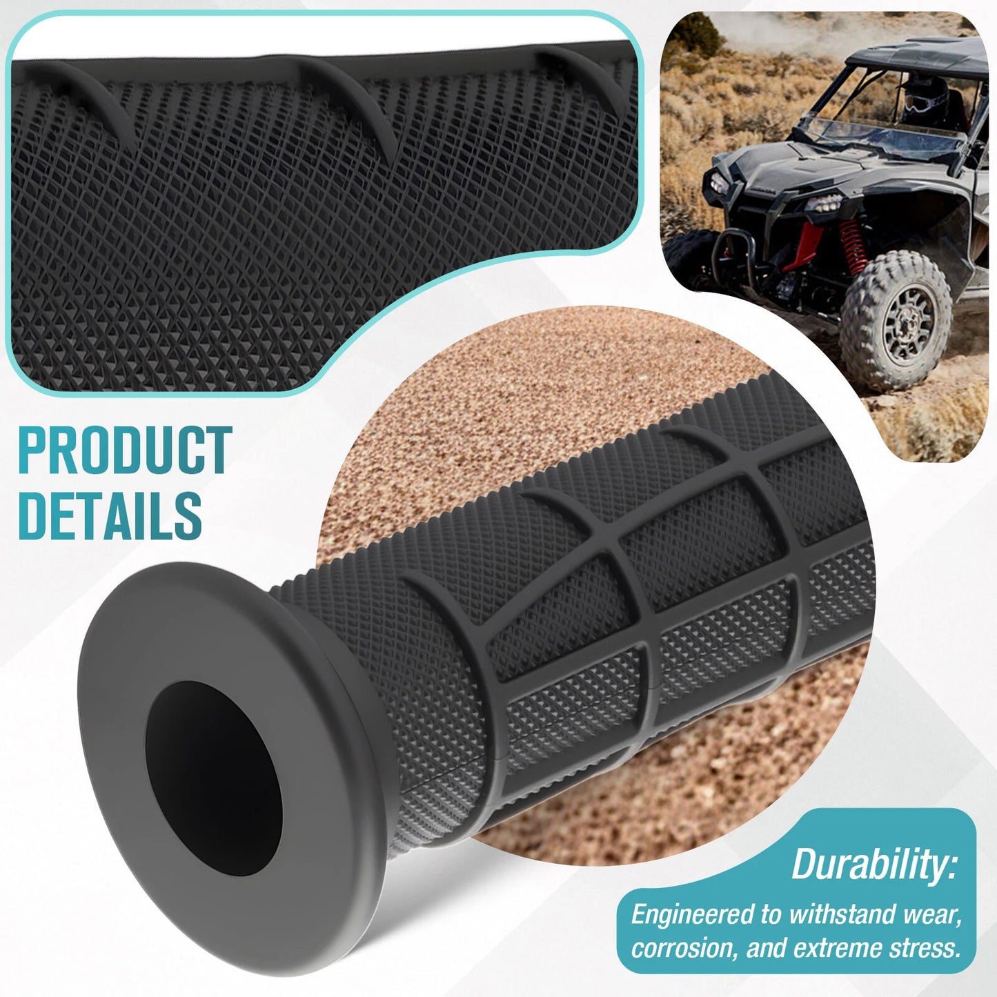 Handlebar Grips for Honda Foreman Rubicon 500 TRX500FM5/FM6/FM7 2015-2019