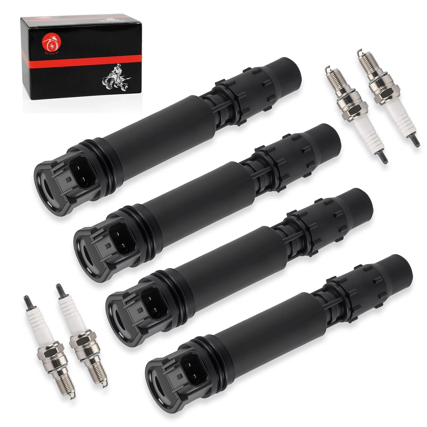 Ignition Coils for Honda CBR1000RR 2004-2007 w/ Iridium Spark Plug