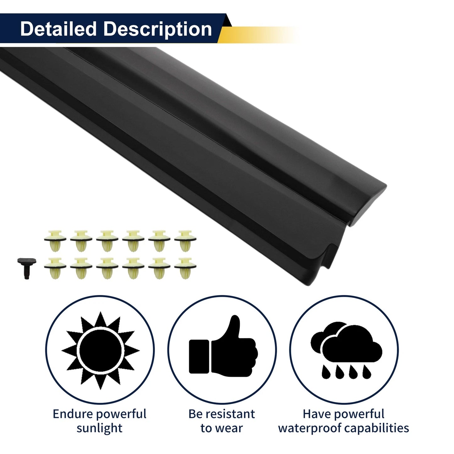 Lower Door Trim Garnish for Car Make & Model
