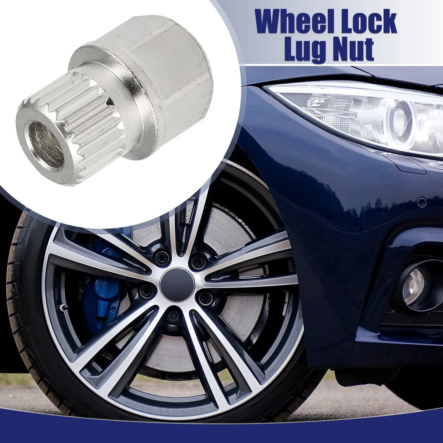 Hollow Anti-Theft Wheel Lock Lug Nut Key for BMW