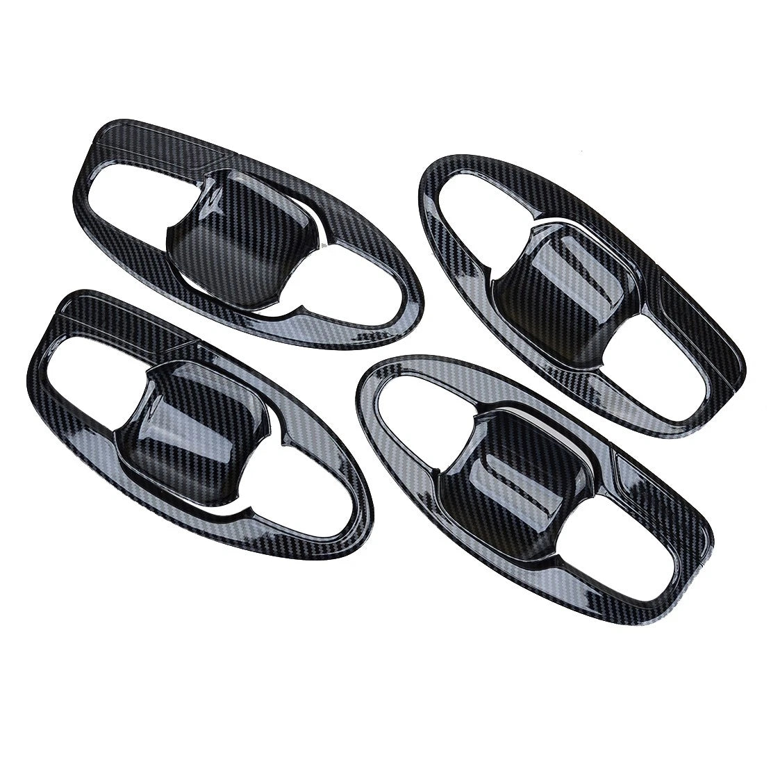 Carbon Fiber Door Handle Bowl Cover Trim for Subaru Forester