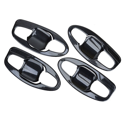 Carbon Fiber Door Handle Bowl Cover Trim for Subaru Forester