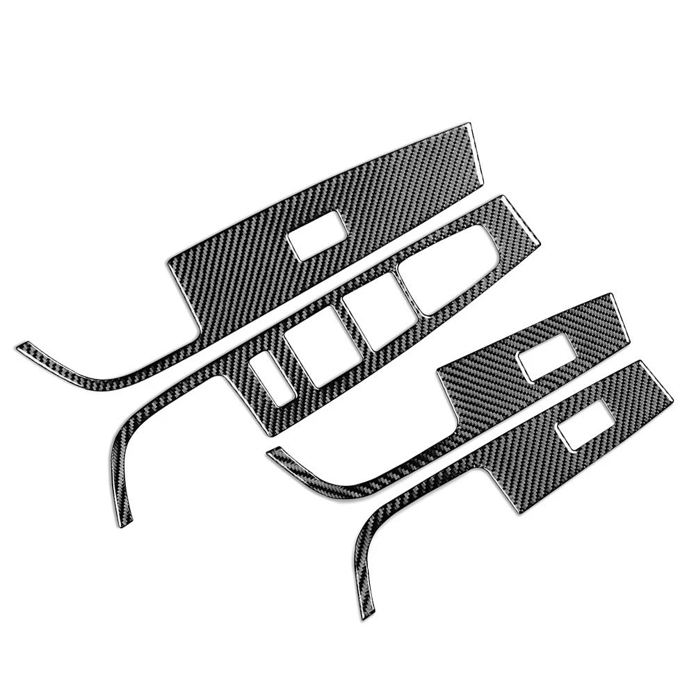 Carbon Fiber Window Lift Switch Panel Cover for Hyundai Sonata (2015-2019)